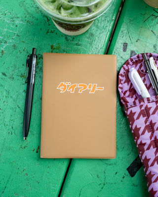 HIGHTIDE 2027 A6 Weekly Block Planner New Retro Brown