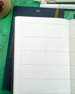 HIGHTIDE 2027 B6 Slim Katy Monthly Planner
