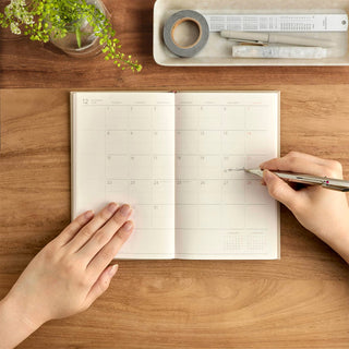 HIGHTIDE 2027 B6 Slim Katy Monthly Planner