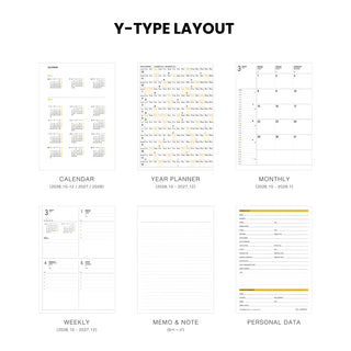 HIGHTIDE 2027 Iris B6 Weekly Block Planner