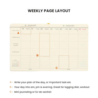 HIGHTIDE 2027 Square Weekly Vertical My Diary Sheep Planner