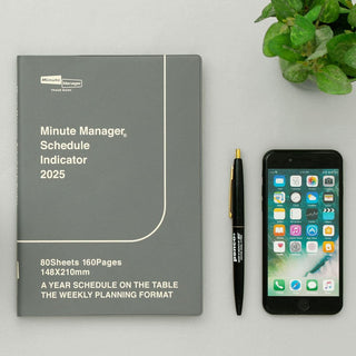 HIGHTIDE 2025 Minute Manager A5 Weekly + Memo Planner