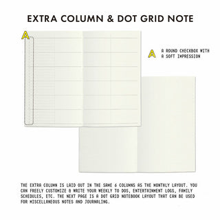 HIGHTIDE 2024-2025 Shine B6 Slim Monthly Planner