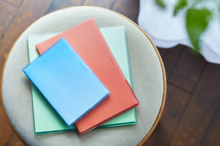 HITOTOKI Notebook Passport Size Gradation Blue