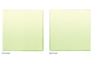 HITOTOKI Notebook Square Size Gradation Green