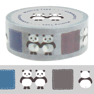 Hamamonoyo Washi Tape Patchwork Panda