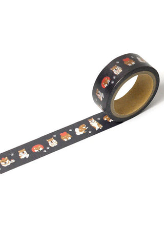 Hamamonyo Shiba Inu Maru and Friends Masking Tape