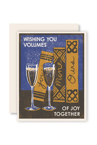 Volumes of Joy Letterpress Card