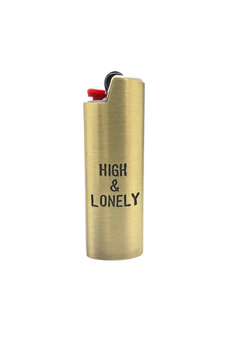 High & Lonely Metal Lighter Sleeve