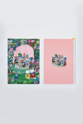 Hobonichi A5 Pencil Board Yumi Kitagishi In the Garden