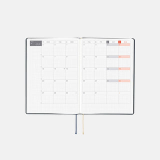 Hobonichi Techo 2026 HON A5 Slash Planner Navy