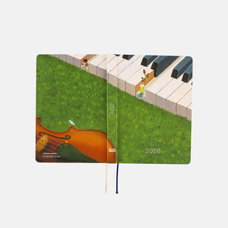 Hobonichi Techo 2026 HON A6 Planner Hiroko Kubota: Waiting on the Chord