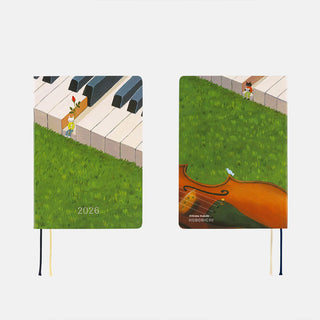 Hobonichi Techo 2026 HON A6 Planner Hiroko Kubota: Waiting on the Chord