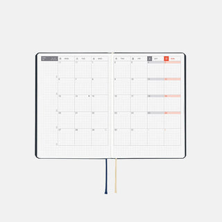 Hobonichi Techo 2026 HON A6 Slash Planner Navy
