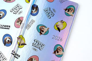 Hobonichi Techo 2026 WEEKS Candy Stripper Planner Dog & Cat