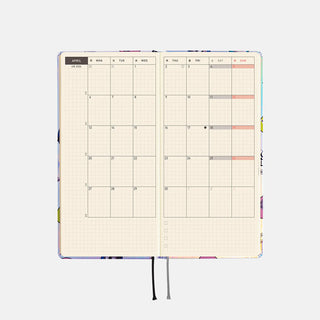 Hobonichi Techo 2026 WEEKS Candy Stripper Planner Dog & Cat