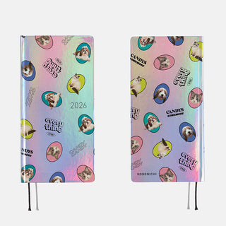 Hobonichi Techo 2026 WEEKS Candy Stripper Planner Dog & Cat