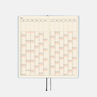 Hobonichi Techo 2026 WEEKS Colors Planner Sky Mist