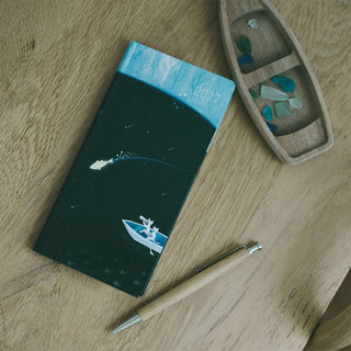 Hobonichi Techo 2027 WEEKS Hiroko Kubota Planner Meteor Shower in the Light Blue Forest