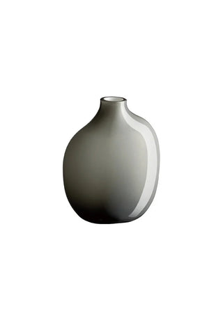 Gray vase on a white background