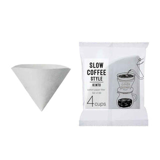 KINTO Slow Coffee Style Cotton Paper Filters 4 cups
