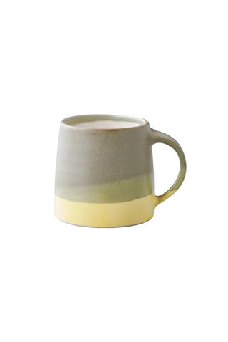 KINTO Slow Coffee Style S03 320ml Moss Green Yellow Mug