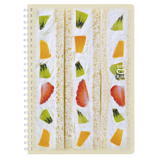 KOKUYO 10th Anniversary Soft Ring Spiral A5 Grid Notebook Soft Bakery