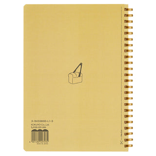 KOKUYO 10th Anniversary Soft Ring Spiral A5 Grid Notebook Soft Bakery