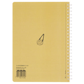 KOKUYO 10th Anniversary Soft Ring Spiral A5 Grid Notebook Soft Bakery