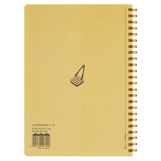 KOKUYO 10th Anniversary Soft Ring Spiral A5 Grid Notebook Soft Bakery
