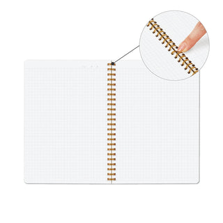 KOKUYO 10th Anniversary Soft Ring Spiral A5 Grid Notebook Soft Bakery