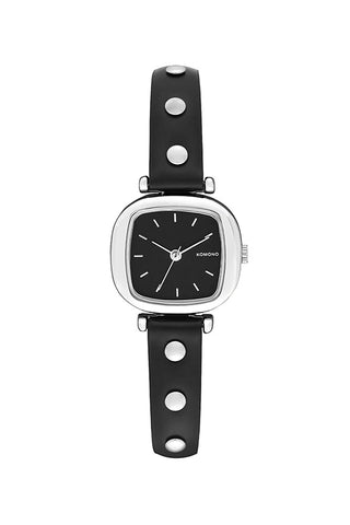 KOMONO Moneypenny Studs Watch Black Silver