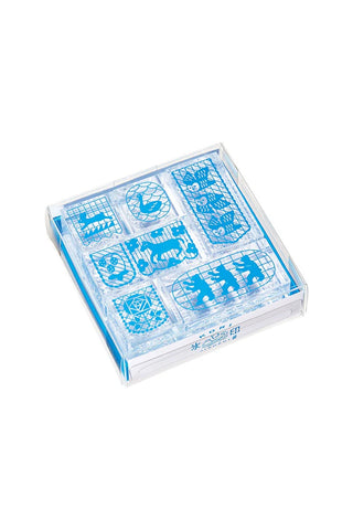 KORI JIRUSHI Clear Stamp Set Flags