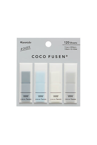 Kanmido Coco Fusen Medium Sticky Notes Cool Gray