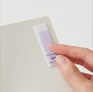 Kanmido Coco Fusen Medium Sticky Notes Cool Gray