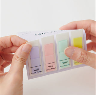 Kanmido Coco Fusen Medium Sticky Notes Cool Gray