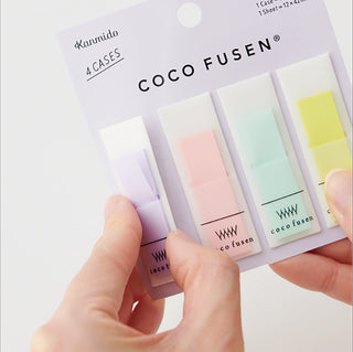 Kanmido Coco Fusen Medium Sticky Notes Cool Gray