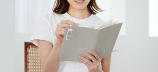 Kanmido Coco Fusen Medium Sticky Notes Cool Gray