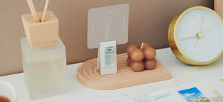 Kanmido Coco Fusen Mini Clip Sticky Notes Misty Mint Blue
