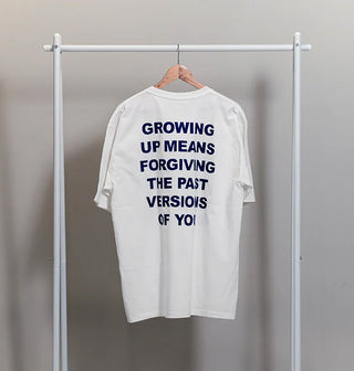 Karepango Embroidered T-Shirt Forgiving The Past Versions of You