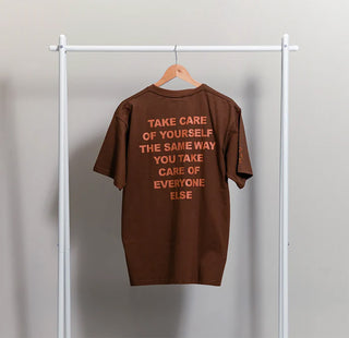 Karepango Embroidered T-Shirt Take Care of Yourself