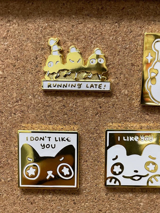 Karepango Running Late Enamel Pin