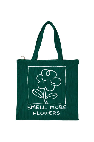 Karepango Smell More Flowers Tote Bag