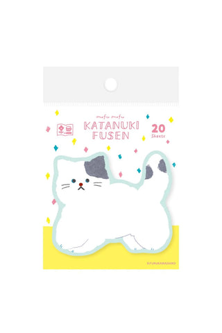 Katanuki Fusen Sticky Notes Fluffy Cat