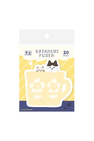Katanuki Fusen Sticky Notes Kitten Duo
