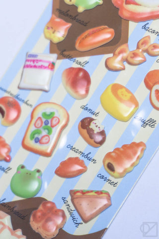 Kawaii Bakery Puffy Stickers