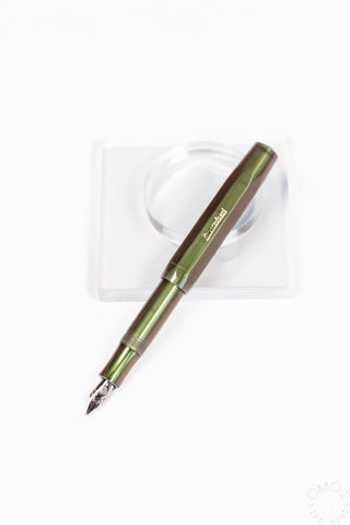 Kaweco Lunar Sport Fountain Pen Shadow Green Medium Nib