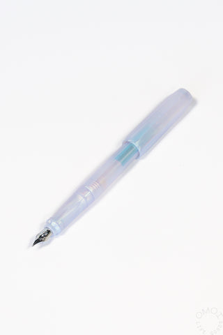 Opened Kaweco perkeo fountain pen on a white background