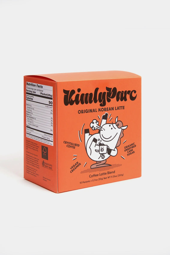 Packaging for KimlyPark original Korean latte mix