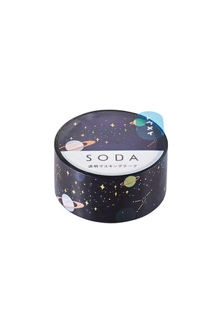 SODA Clear Tape 20mm Galaxy